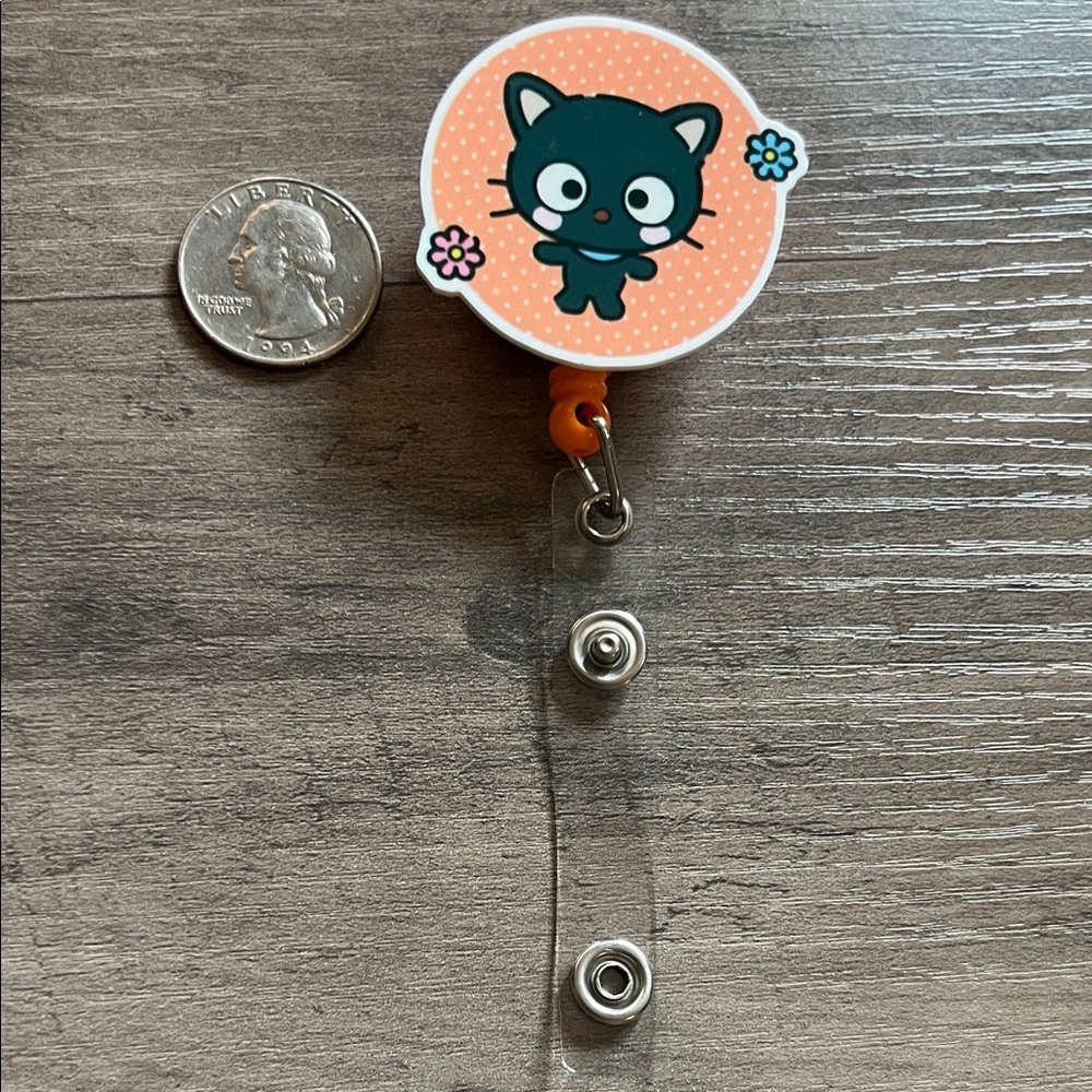 Chococat badge reel